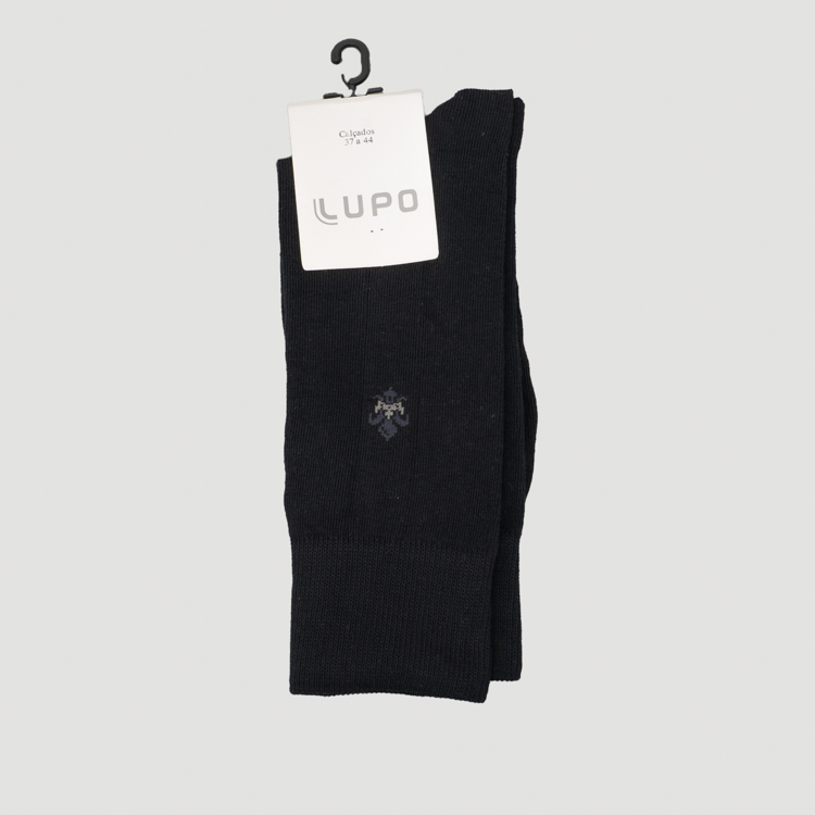 calcetines negro estructura plana marca lupo cl sico 160359 AZUL MA 1
