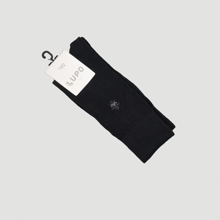 calcetines negro estructura plana marca lupo cl sico 160359 AZUL MA 2