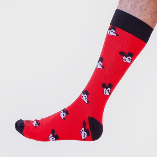 calcetines rojo diseno mickey red marca tishas cl sico 150234 254061 3