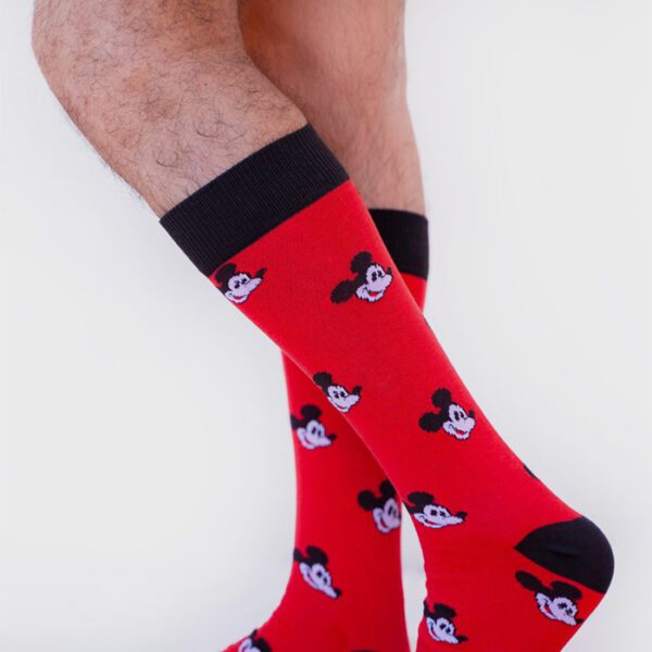 calcetines rojo diseno mickey red marca tishas cl sico 150234 ROJO 2