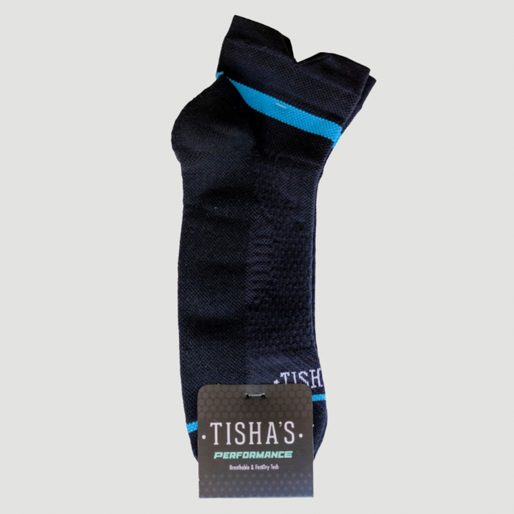 calcetines turquesa estilo performance low marca tishas cl sico 167235 376717 1