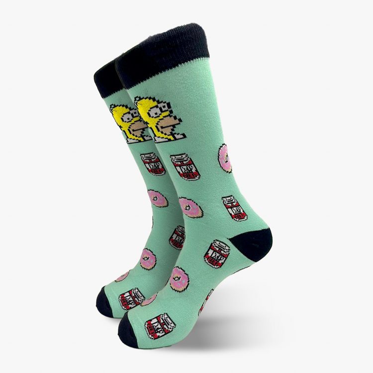 calcetines turquesa estilo simpsons marca cool merch cl sico 160266 TURQUESA 1