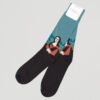 calcetines verde diseno monalisa marca tishas cl sico 151915 VERDE 1