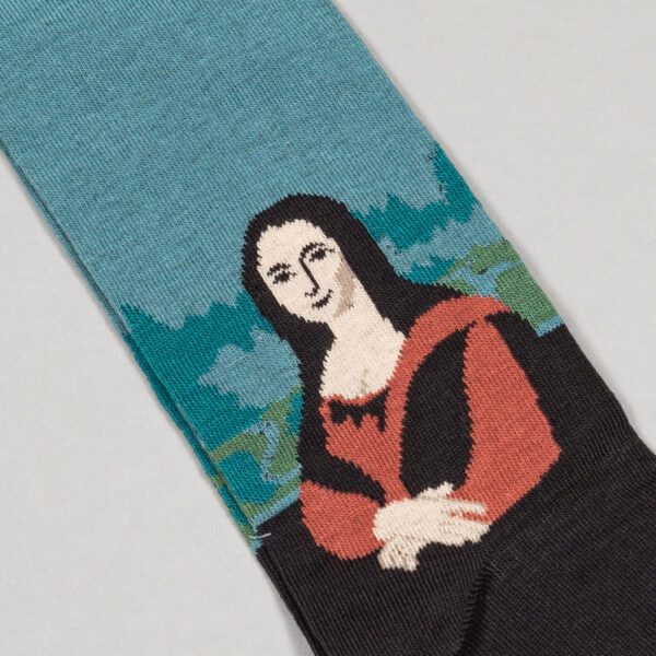 calcetines verde diseno monalisa marca tishas cl sico 151915 VERDE 2