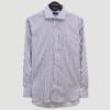 camisa azul con diseno de lineas marca emporium cl sico 140541 AZUL 1