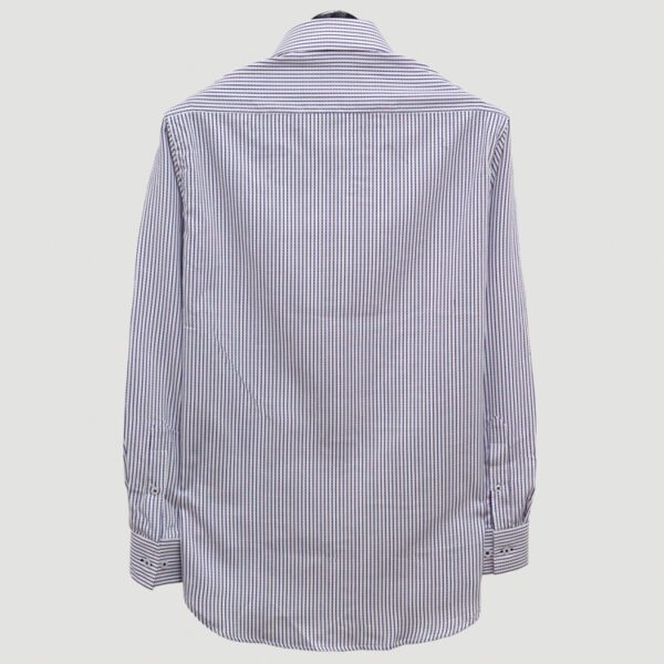 camisa azul con diseno de lineas marca emporium cl sico 140541 AZUL 4