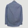 camisa azul diseno con lineas marca smart slim 138582 AZUL 4