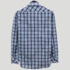 Camisa azul diseño de cuadros marca Business Casual slim | 130333 - Imagen 3