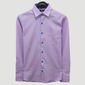 camisa azul diseno de lineas marca business casual cl sico 142074 204417 1