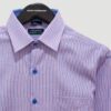 camisa azul diseno de lineas marca business casual cl sico 142074 204417 2