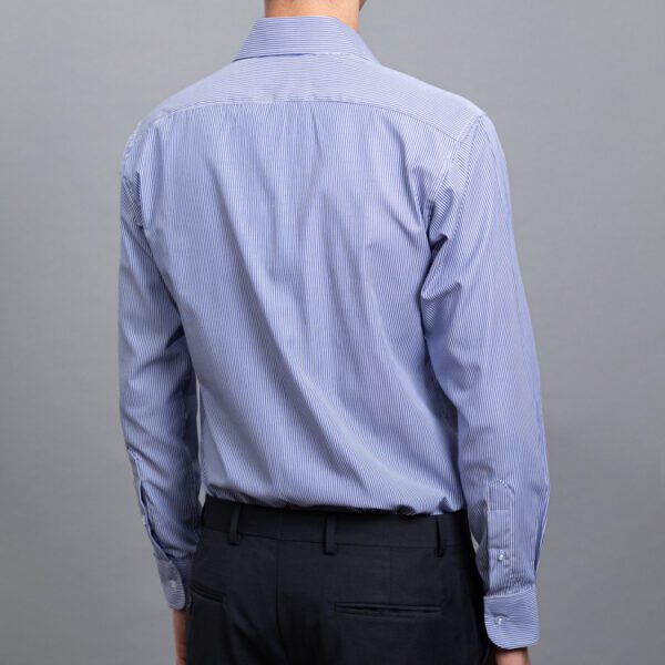 camisa azul diseno de lineas marca smart slim 152618 AZUL 3