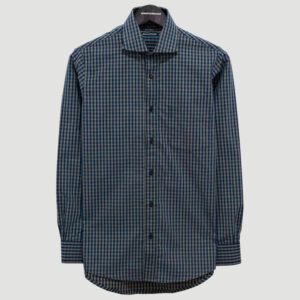 camisa azul diseno de mini cuadros marca emporium cl sico 140520 199977 1