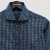 camisa azul diseno de mini cuadros marca emporium cl sico 140520 AZUL 2