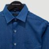 camisa azul diseno de puntos marca business casual cl sico 142078 204416 2