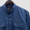 camisa azul estructura labrada marca bcasual cl sico 155022 AZUL 2