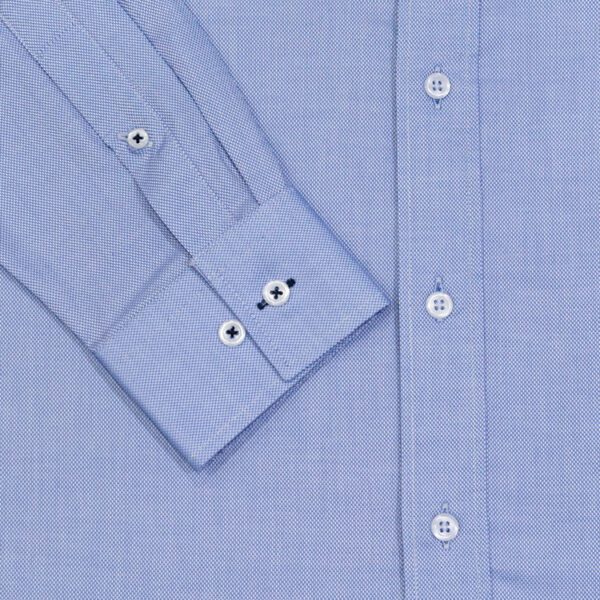 camisa azul estructura labrada marca emporium cl sico 140531 AZUL 2