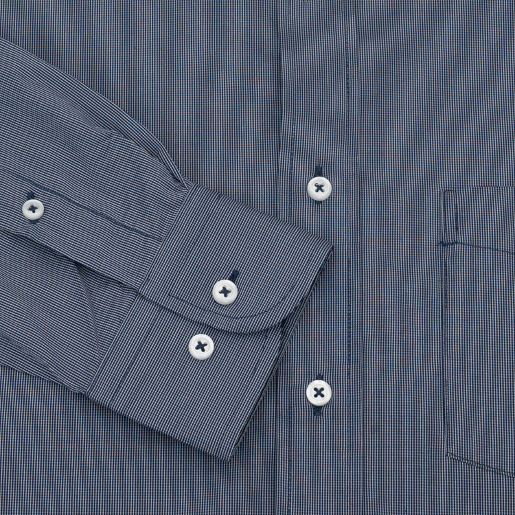 camisa azul estructura labrada marca emporium slim 156280 AZUL 3