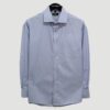 camisa azul estructura labrada marca smart slim 138528 AZUL 1