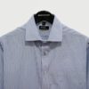 camisa azul estructura labrada marca smart slim 138528 AZUL 3
