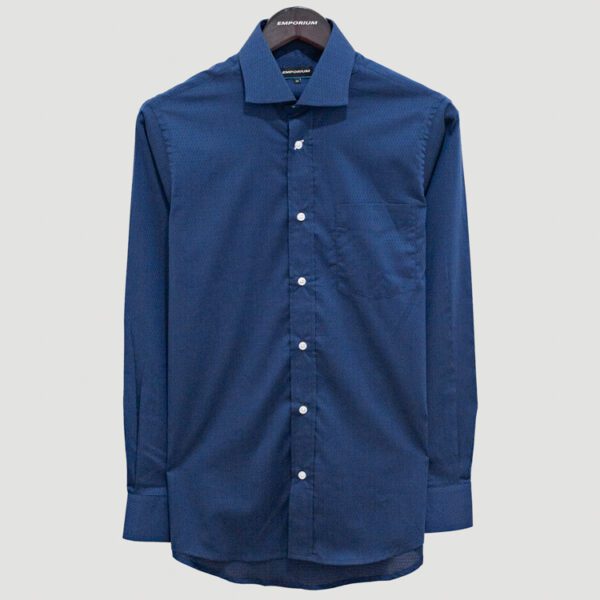 camisa azul estructura plana marca emporium cl sico 141029 AZUL 1
