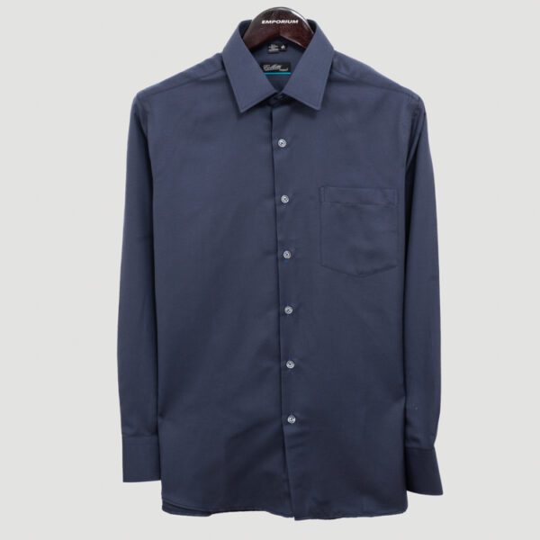 camisa azul marino estructura labrada marca colletti cl sico 151137 AZUL MA 1