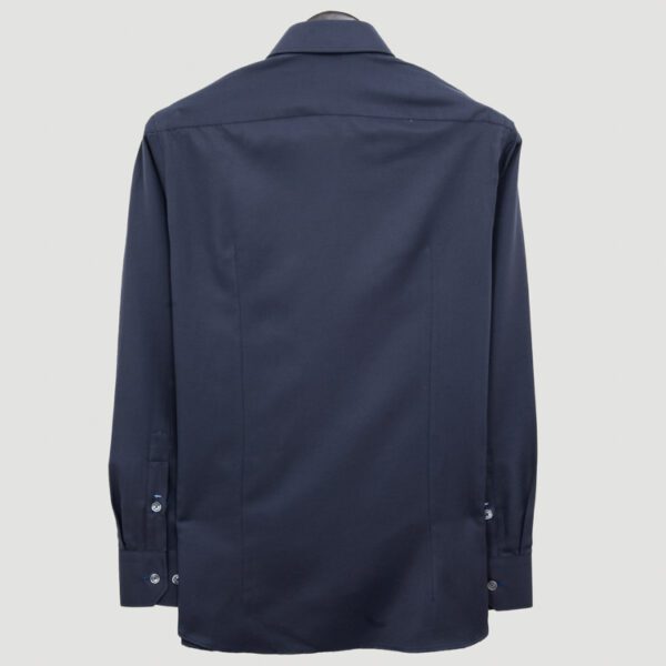 camisa azul marino estructura labrada marca colletti cl sico 151137 AZUL MA 3