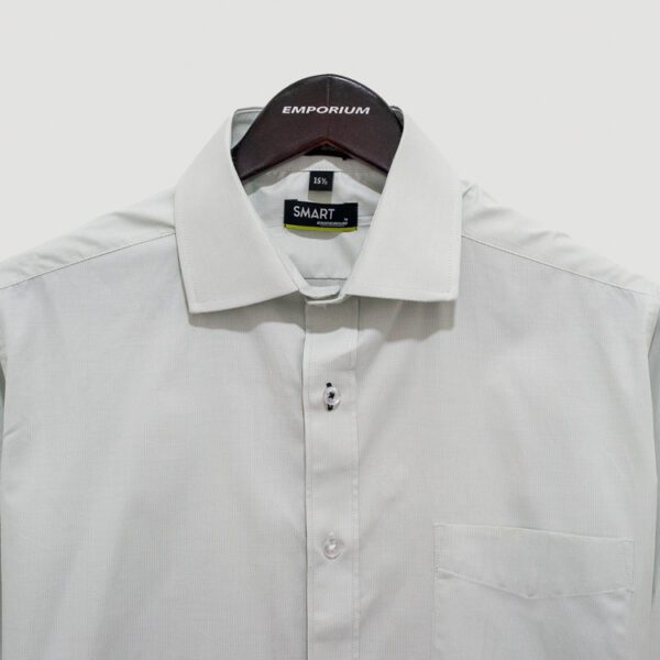 camisa blanca diseno plano marca smart slim 138564 VERDE 3