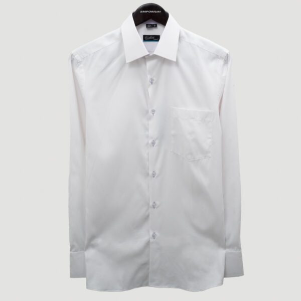 camisa blanca estructura labrada marca colletti cl sico 151145 BLANCO 1