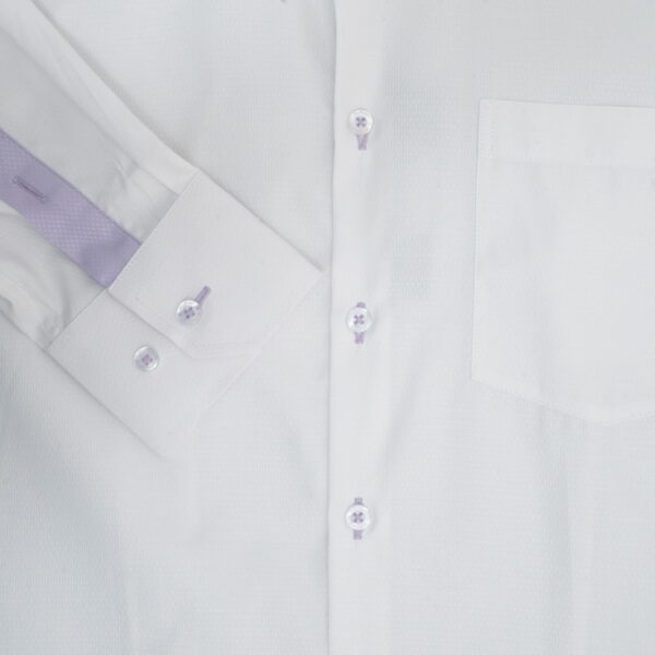camisa blanca estructura labrada marca colletti cl sico 151145 BLANCO 4