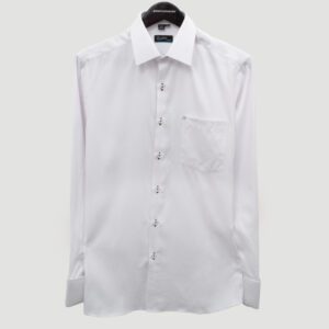 camisa blanca estructura labrada marca colletti cl sico 151154 318939 1