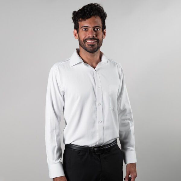 camisa blanca estructura labrada marca emporium cl sico 150456 BLANCO 1