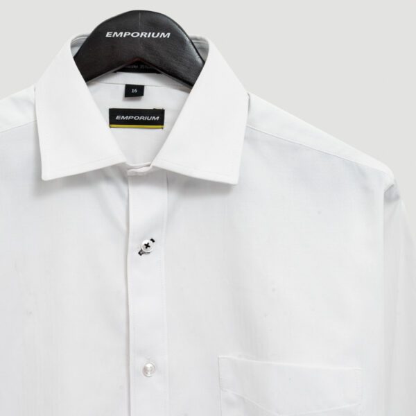 camisa blanca estructura labrada marca emporium slim 149203 BLANCO 2