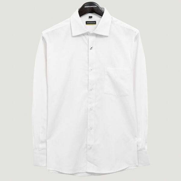 camisa blanca estructura labrada marca emporium slim 149213 BLANCO 1