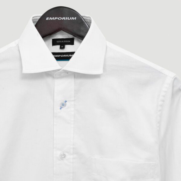 camisa blanca estructura plana marca emporium cl sico 150347 BLANCO 2