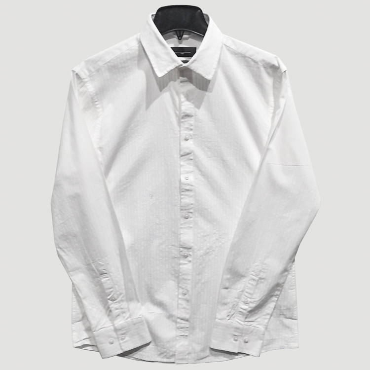 camisa blanco estructura labrada marca carven cl sico 147499 BLANCO 1
