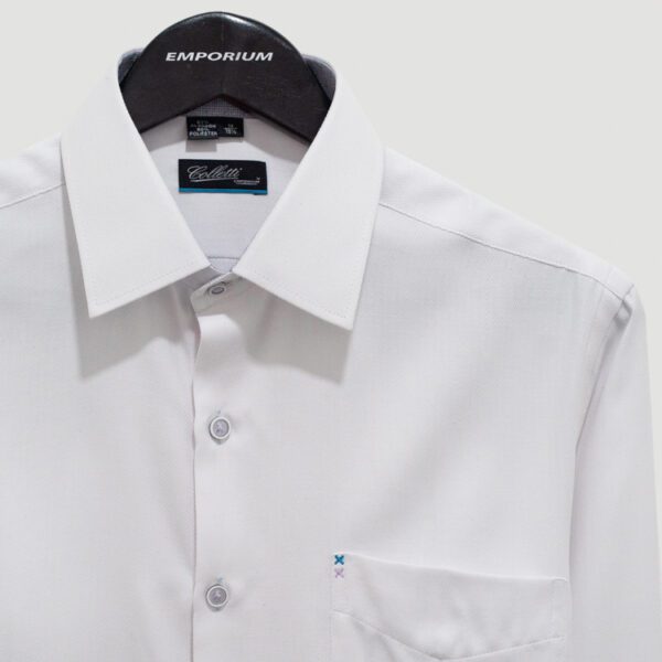 camisa blanco estructura plana marca colletti cl sico 146319 BLANCO 3