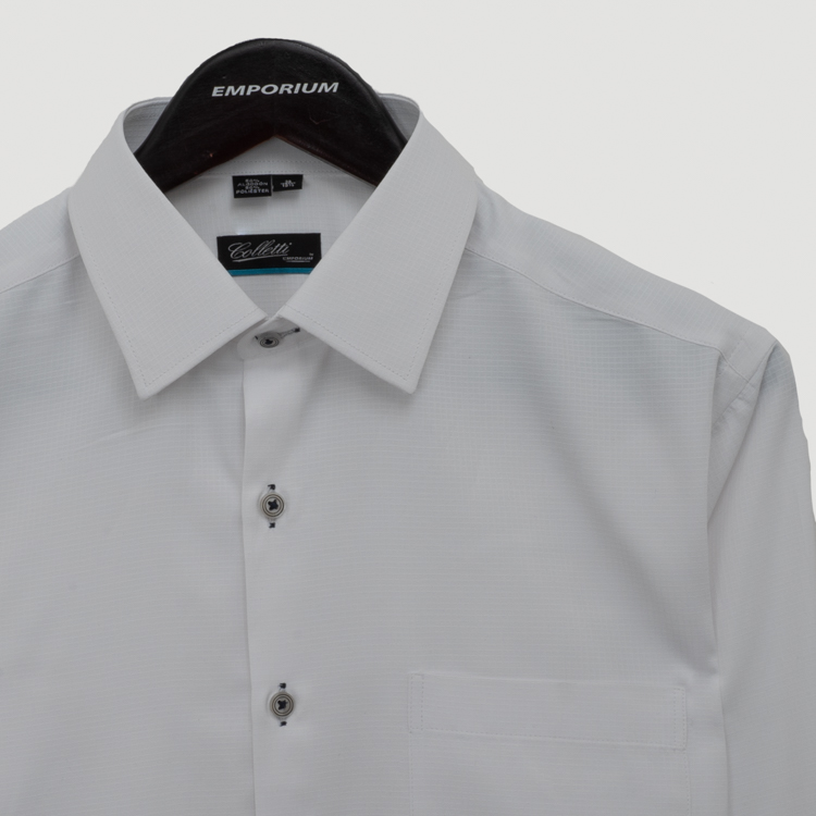 camisa blanco estructura plana marca colletti cl sico 151191 BLANCO 2