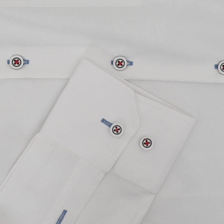 camisa blanco estructura plana marca colletti cl sico 151209 BLANCO 3