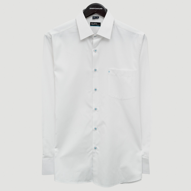 camisa blanco estructura plana marca colletti cl sico 155423 BLANCO 1