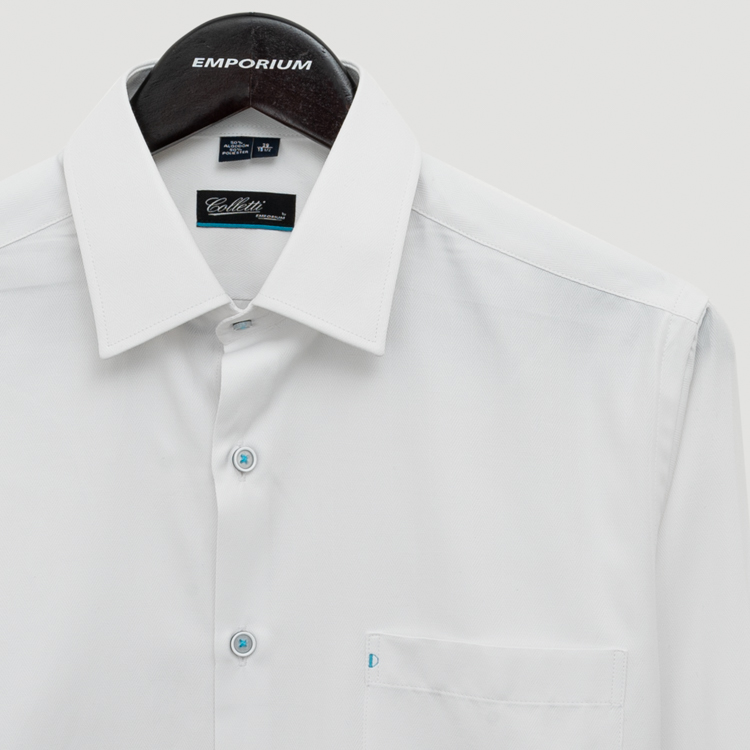 camisa blanco estructura plana marca colletti cl sico 155423 BLANCO 2
