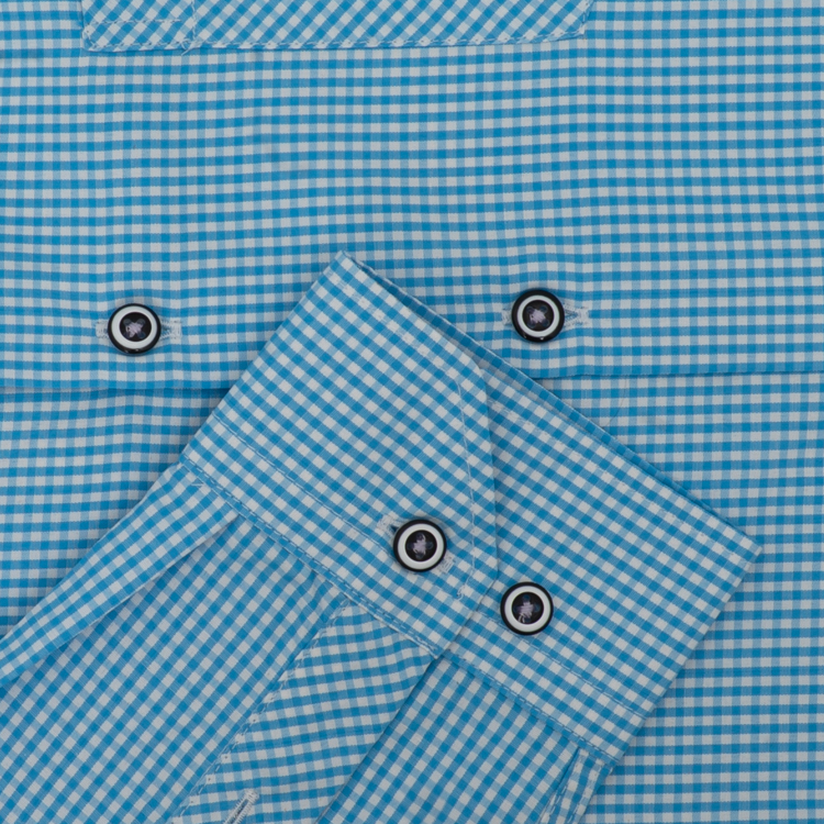 camisa casual celeste estructura plana marca business casual cl sico 155528 CELESTE 3