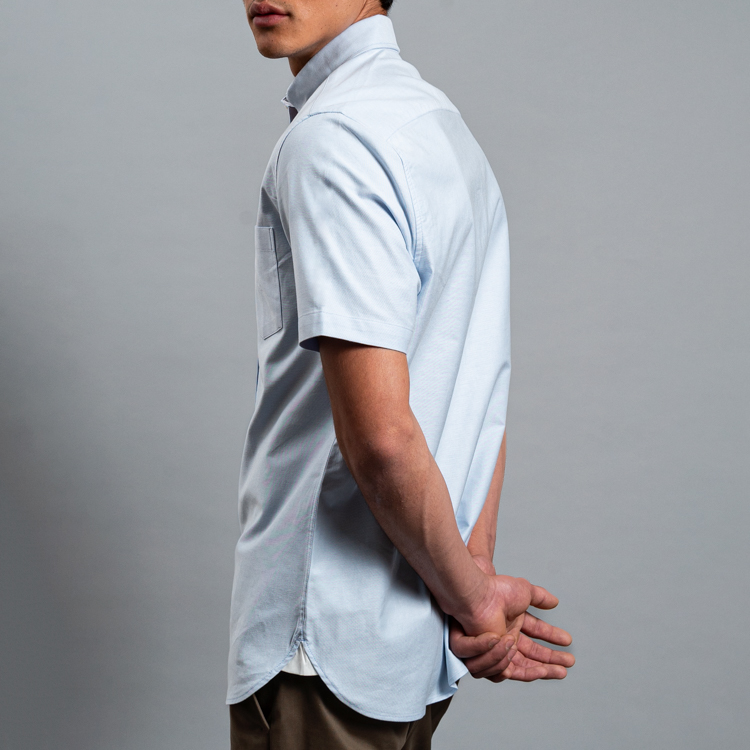 camisa casual celeste estructura plana marca carven slim 161520 CELESTE 4