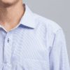 camisa celeste diseno de lineas marca smart slim 148260 CELESTE 2