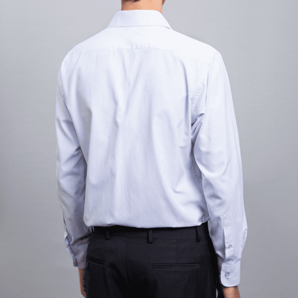 camisa celeste diseno de lineas marca smart slim 148260 CELESTE 3