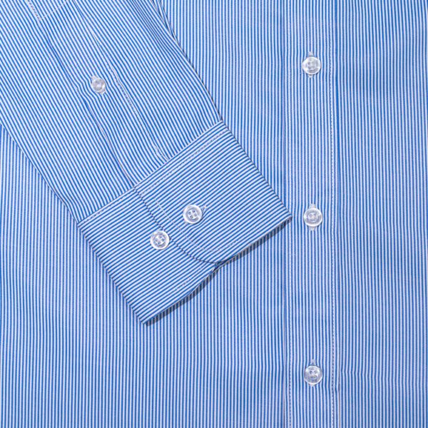 camisa celeste diseno l neas verticales marca smart slim 127720 CELESTE 4