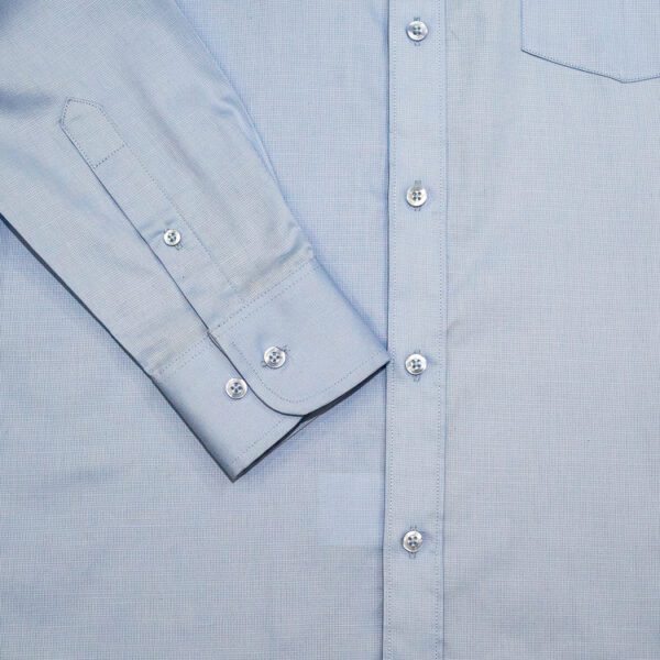 camisa celeste diseno plano con lineas marca smart slim 138591 CELESTE 2