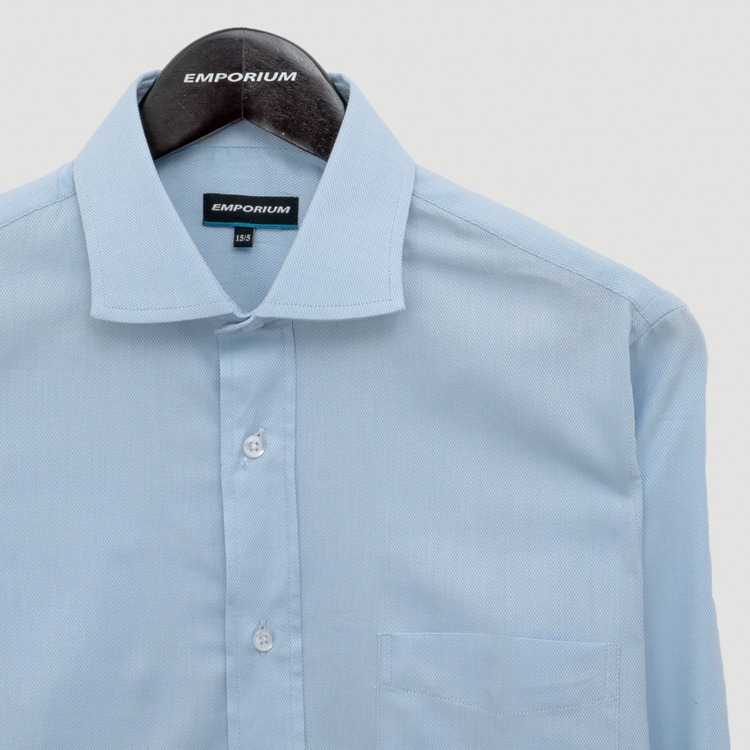 camisa celeste estructura labrada marca emporium cl sico 156262 CELESTE 2