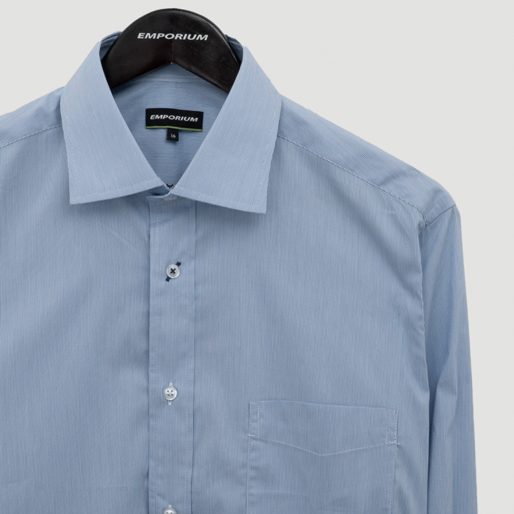 camisa celeste estructura labrada marca emporium slim 156299 CELESTE 2