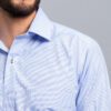 camisa celeste estructura labrada marca smart slim 152564 CELESTE 2