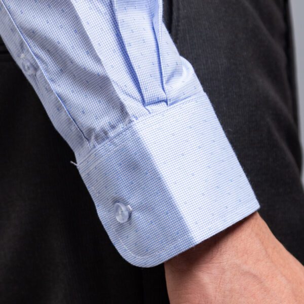 camisa celeste estructura labrada marca smart slim 152564 CELESTE 4